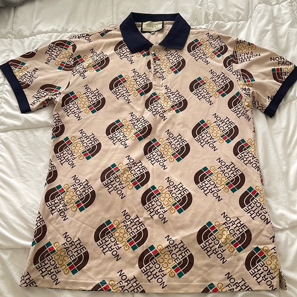 GUCCI NORTH FACE POLO SHIRT - Picture 4 of 6